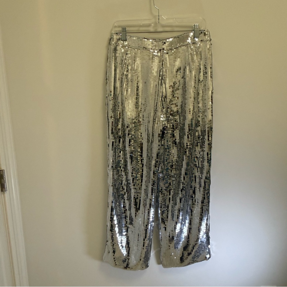 J Crew Collection Ingrid Sequin Pants